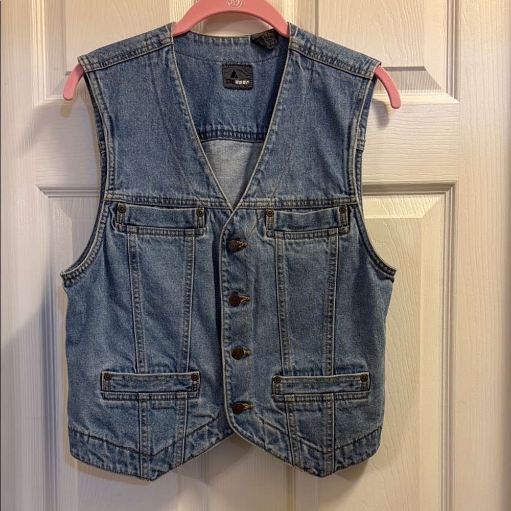Lizwear Blue Denim 100% cotton Vest